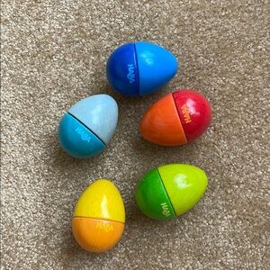 Blue and Red Learning Egg Toys Set
